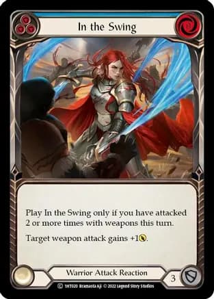 In the Swing (Blue) — Historic Pack 1 Blitz Deck: Dorinthea