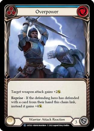 Overpower (Blue) — Historic Pack 1 Blitz Deck: Dorinthea