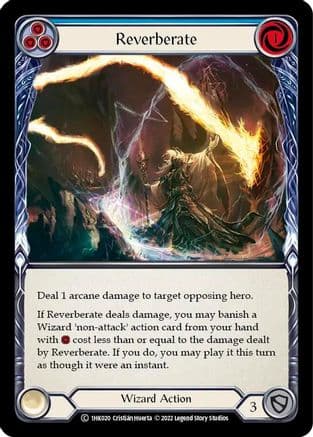 Reverberate (Blue) — Historic Pack 1 Blitz Deck: Kano Flesh and Blood card by Cristián Huerta