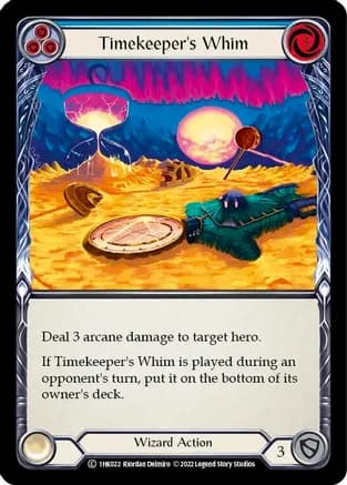 Timekeeper's Whim (Blue) — Historic Pack 1 Blitz Deck: Kano