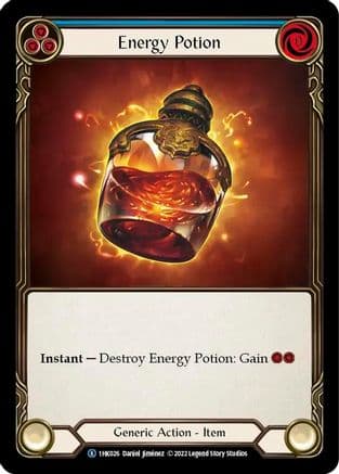 Energy Potion (Blue) — Historic Pack 1 Blitz Deck: Kano Flesh and Blood card by Daniel Jiménez