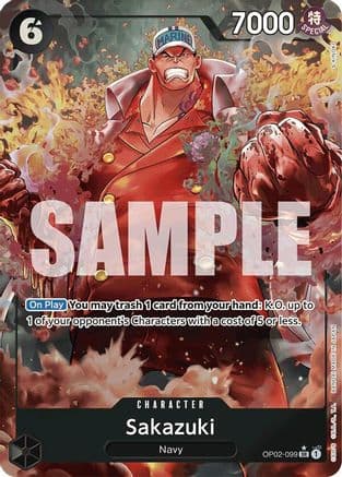 Sakazuki (Alternate Art) — Premium Booster -The Best-