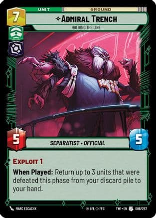 Admiral Trench - Holding the Line — Twilight of the Republic