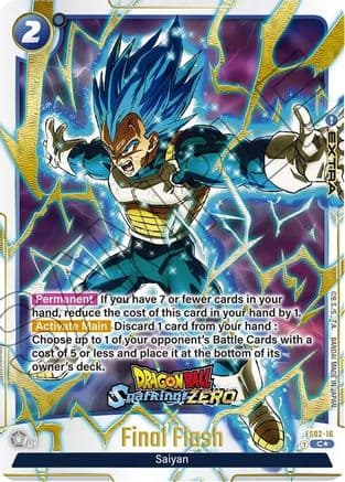 Final Flash (Dragon Ball Sparking! ZERO) — Fusion World Promotion Cards and Packs