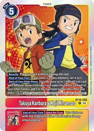 Takuya Kanbara & Koji Minamoto — Release Special Booster 2.0