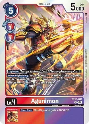 Agunimon — Release Special Booster 2.0 Digimon Card Game card by Akiyoshi Hongō, Toei Animation