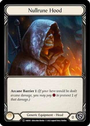 Nullrune Hood — Historic Pack 1 Blitz Deck: Rhinar
