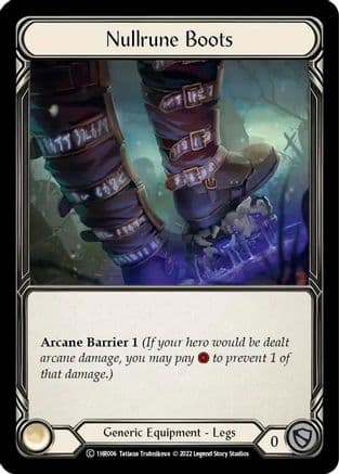 Nullrune Boots — Historic Pack 1 Blitz Deck: Rhinar