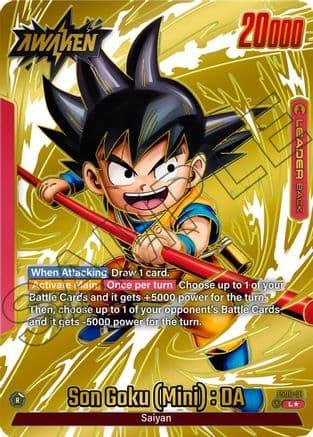 Son Goku (Mini) : DA (Gold) — Tournament and Championship Promos