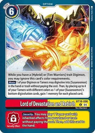 Lord of Devastation and Rebirth — Release Special Booster 2.0