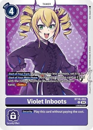 Violet Inboots - BT18-093 — Release Special Booster 2.0