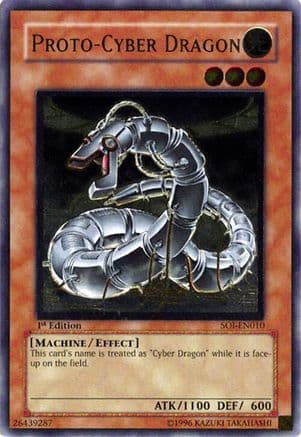 Proto-Cyber Dragon (UTR) — Shadow of Infinity Yu-Gi-Oh! card by KAZUKI TAKAHASHI