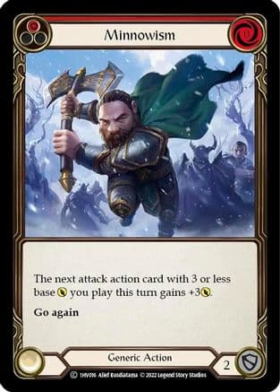 Minnowism (Red) — Historic Pack 1 Blitz Deck: Viserai Flesh and Blood card by Alief Rusdiatama