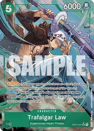 Trafalgar Law (OP01-047) (Alternate Art) — Premium Booster -The Best-