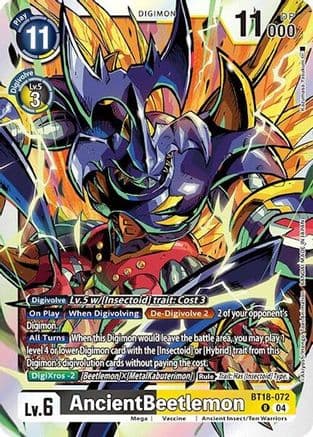 AncientBeetlemon — Release Special Booster 2.0 Digimon Card Game card by Koumon Tsukiruno