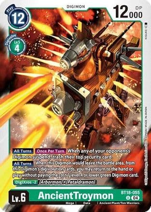 AncientTroymon — Release Special Booster 2.0 Digimon Card Game card by KISUKE