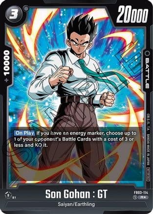 Son Gohan : GT (Tournament Pack 04) — Tournament and Championship Promos