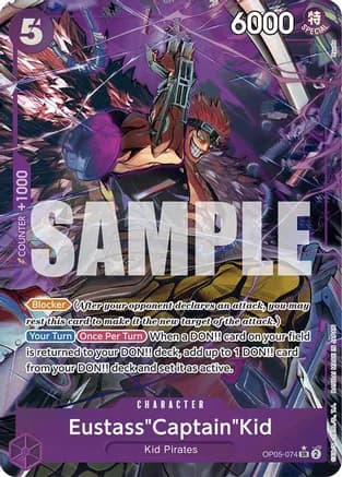Eustass"Captain"Kid (OP05-074) (Alternate Art) — Premium Booster -The Best-