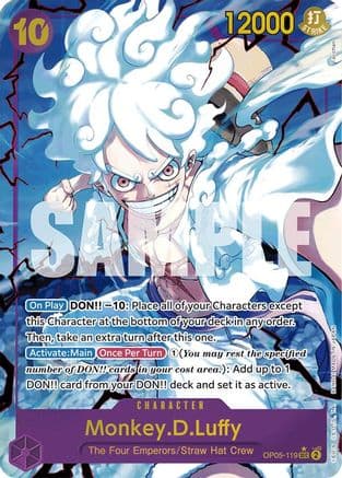 Monkey.D.Luffy (OP05-119) (Alternate Art) — Premium Booster -The Best-