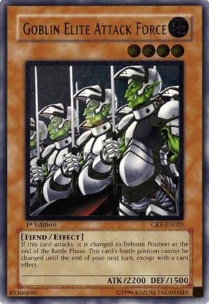 Goblin Elite Attack Force (UTR) — Cybernetic Revolution Yu-Gi-Oh! card by KAZUKI TAKAHASHI