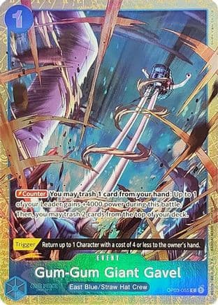 Gum-Gum Giant Gavel (Premium Card Collection -Best Selection Vol. 2-) — One Piece Promotion Cards