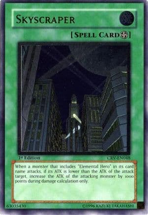 Skyscraper (UTR) — Cybernetic Revolution Yu-Gi-Oh! card by KAZUKI TAKAHASHI