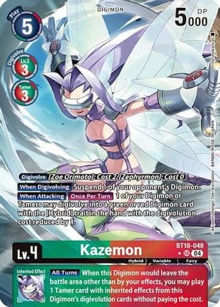 Kazemon (Alternate Art) — Release Special Booster 2.0