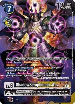 ShadowSeraphimon ACE (Alternate Art) — Release Special Booster 2.0