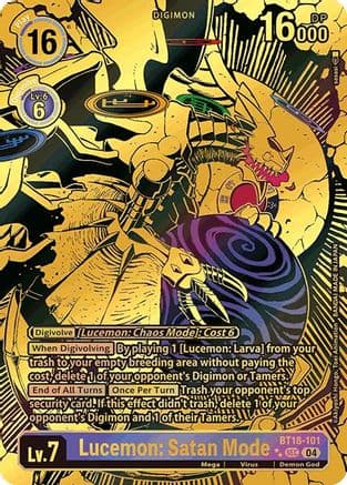 Lucemon: Satan Mode (Textured) — Release Special Booster 2.0