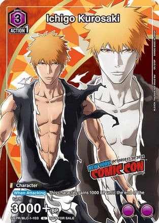 Ichigo Kurosaki (New York Comic Con 2024) — Union Arena Promotion Cards