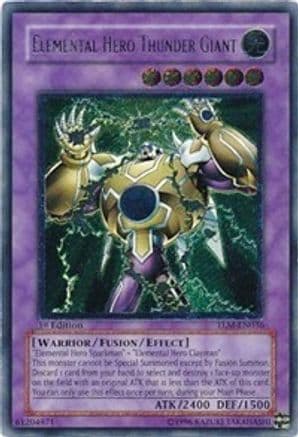 Elemental Hero Thunder Giant (UTR) — Yu-Gi-Oh! card