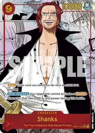 Shanks (Manga) — Premium Booster -The Best-