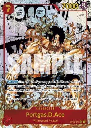 Portgas.D.Ace (Manga) — Premium Booster -The Best-