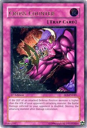 Cross Counter (UTR) — Flaming Eternity Yu-Gi-Oh! card by KAZUKI TAKAHASHI