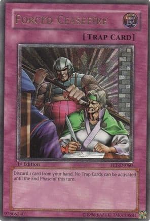 Forced Ceasefire (UTR) — Flaming Eternity Yu-Gi-Oh! card by KAZUKI TAKAHASHI