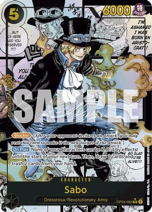 Sabo (OP04-083) (Manga) — Premium Booster -The Best-