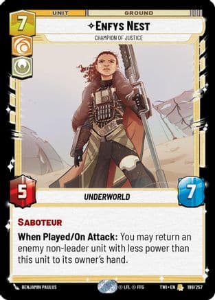 Enfys Nest - Champion of Justice — Twilight of the Republic