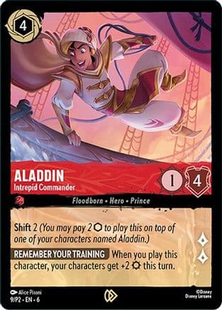 Aladdin - Intrepid Commander — Disney Lorcana Promo Cards