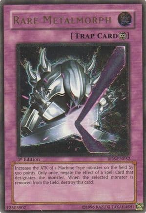 Rare Metalmorph (UTR) — Rise of Destiny Yu-Gi-Oh! card by KAZUKI TAKAHASHI