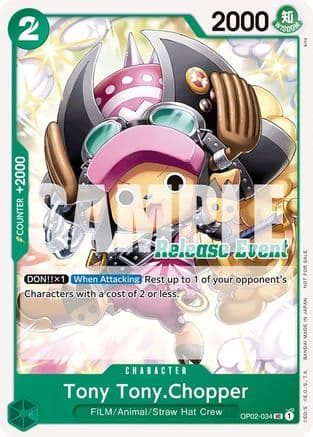 Tony Tony.Chopper (ST15 - ST20 Release Event Pack) — One Piece Promotion Cards