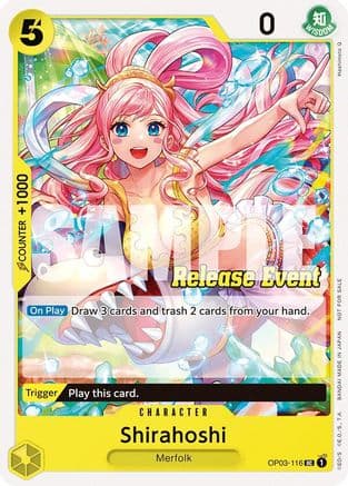 Shirahoshi (ST15 - ST20 Release Event Pack) — One Piece Promotion Cards