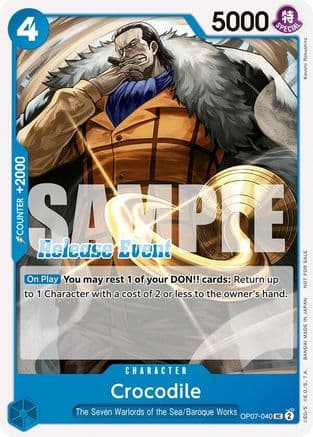 Crocodile (ST15 - ST20 Release Event Pack) — One Piece Promotion Cards