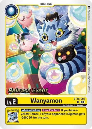Wanyamon — Release Special Booster 2.0 Celebration Event Cards