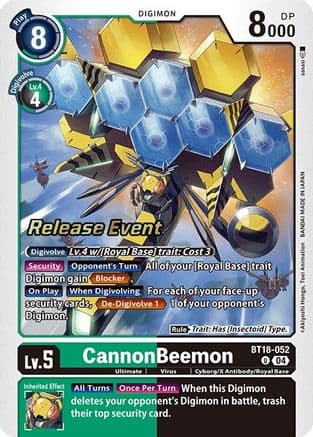 CannonBeemon — Digimon Card Game card