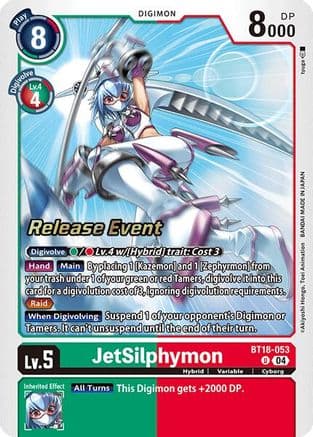 JetSilphymon — Release Special Booster 2.0 Celebration Event Cards Digimon Card Game card by Akiyoshi Honga, Toei Animation