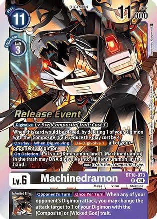 Machinedramon - BT18-073 — Release Special Booster 2.0 Celebration Event Cards