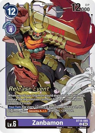 Zanbamon — Release Special Booster 2.0 Celebration Event Cards