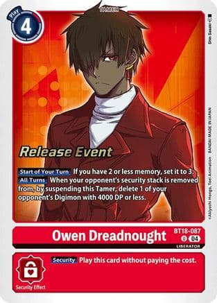 Owen Dreadnought — Digimon Card Game card