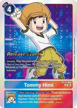 Tommy Himi — Release Special Booster 2.0 Celebration Event Cards