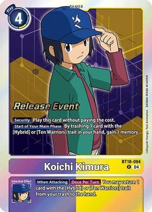 Koichi Kimura — Release Special Booster 2.0 Celebration Event Cards